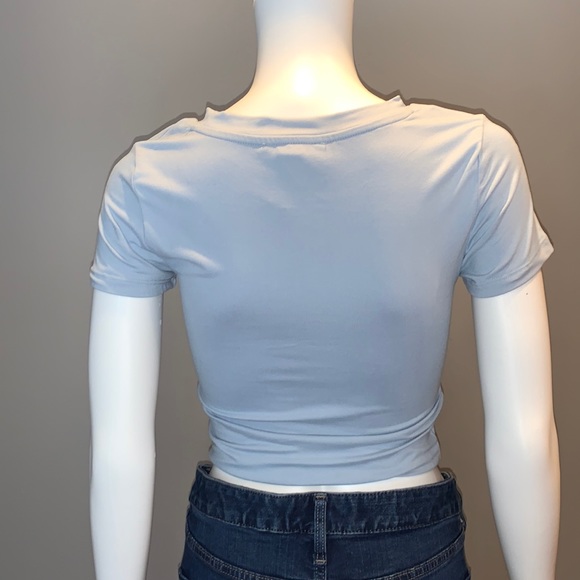 Super Soft No Thanks Crop Top - Picture 5 of 8